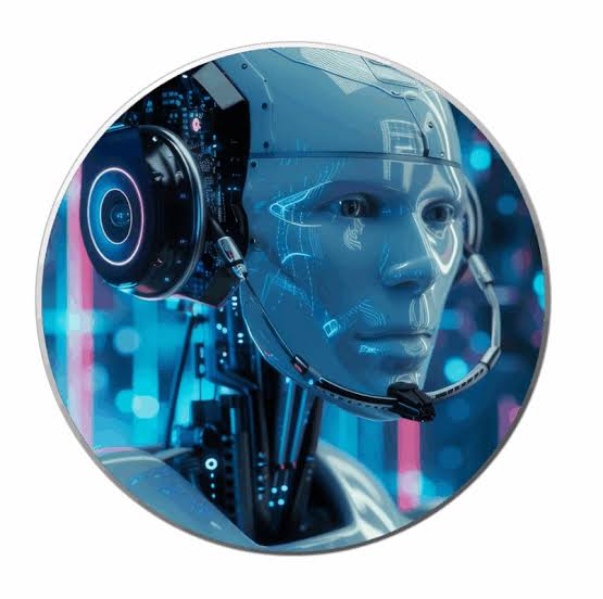 AI voice agent with headset