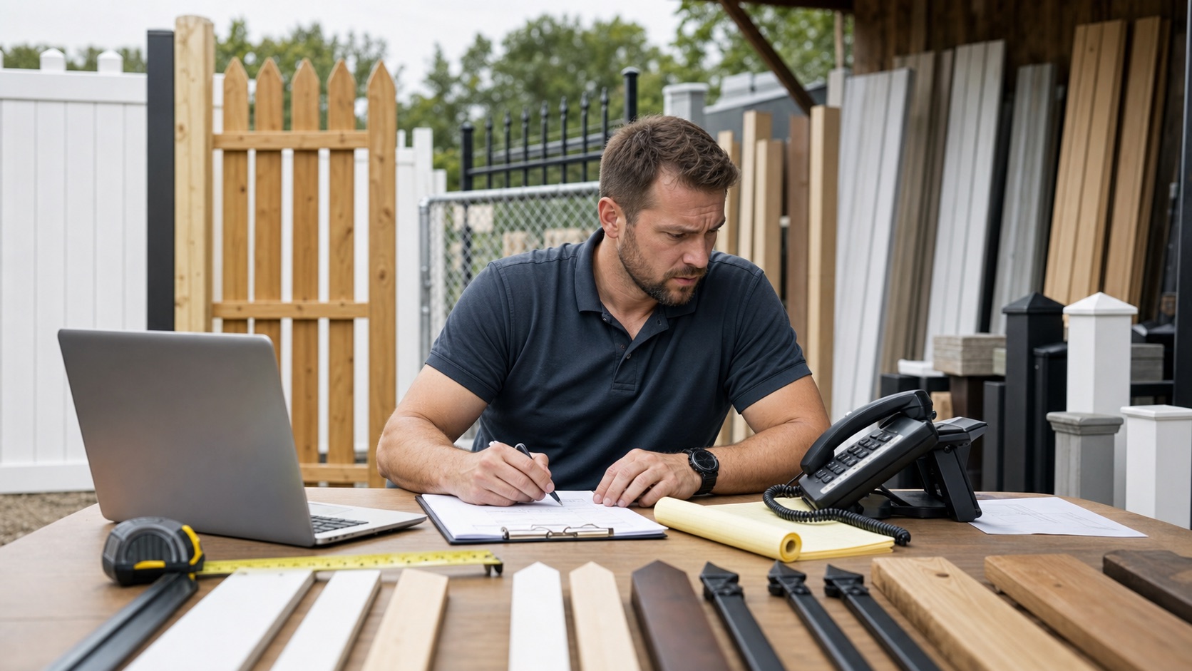 Fencing contractor concerned about missed fence installation and repair calls